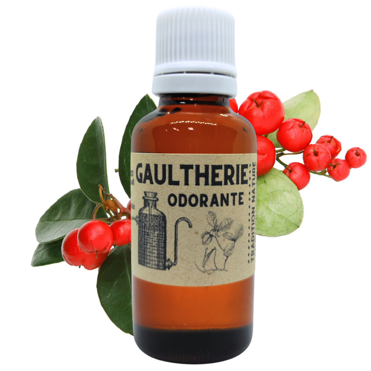 Huile Essentielle De Gaultherie Couchée Pure Et Naturelle - Flacon 30 Ml - Neuf, Jamais Ouvert - Pour Aromathérapie, Soulage Les Douleurs