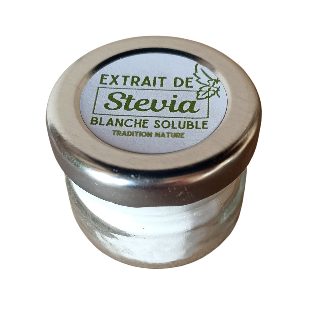 Stevia blanche en poudre - Tradition Nature-Bienfaits - Utilisations