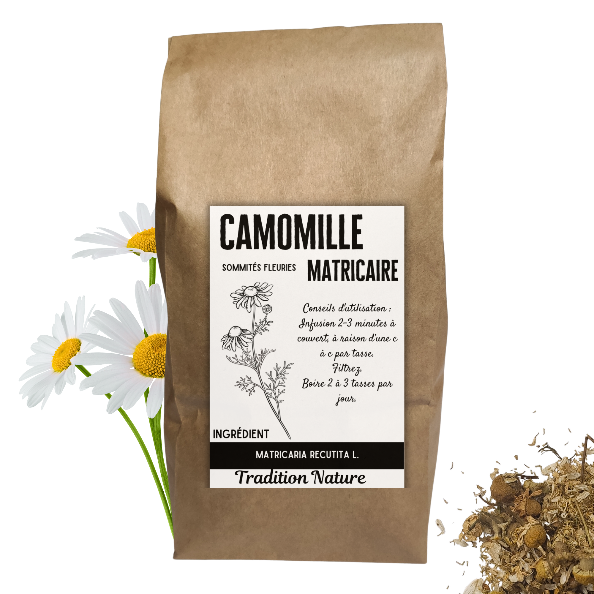Camomille matricaire tisane
