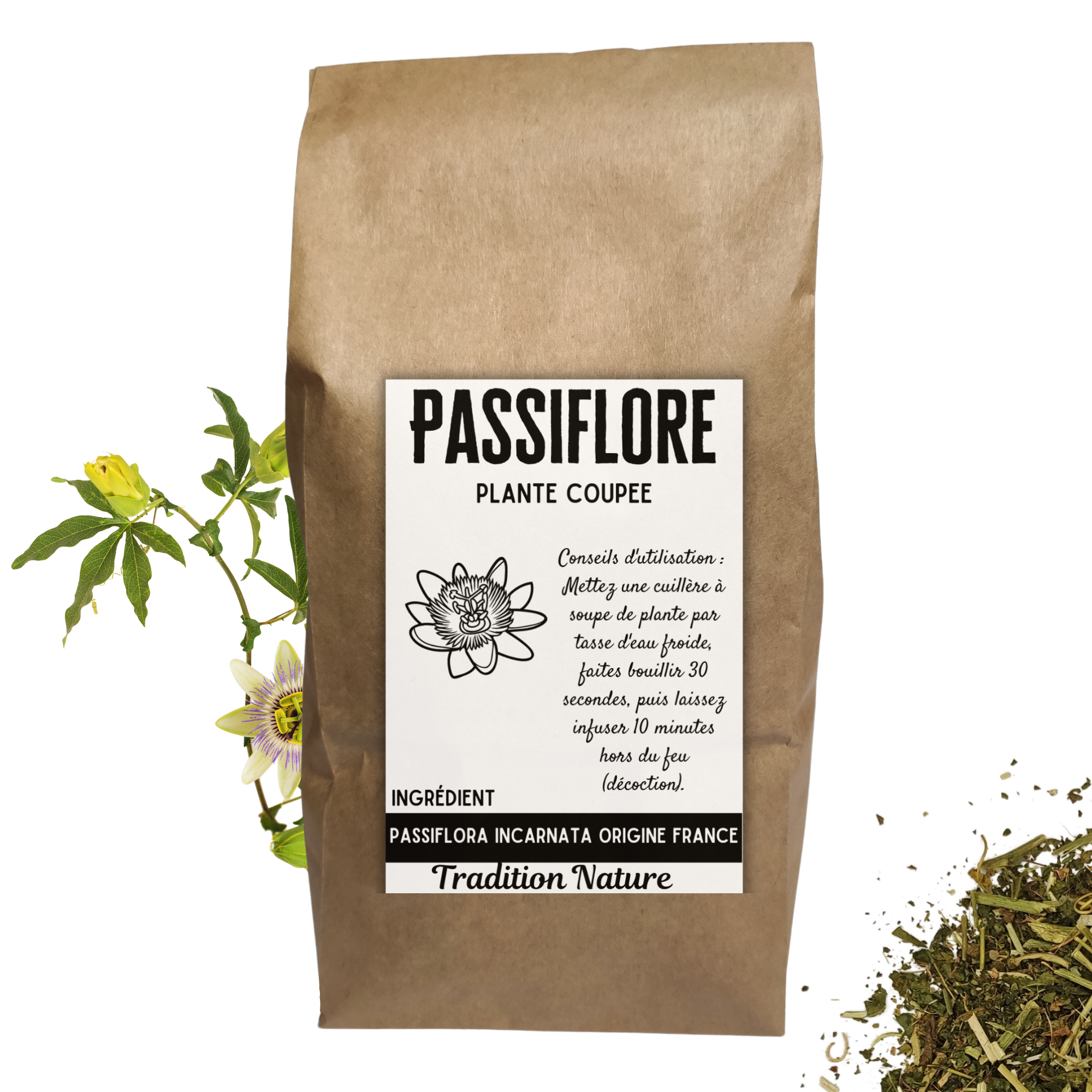 Passiflore tisane plante coupée – Tradition Nature