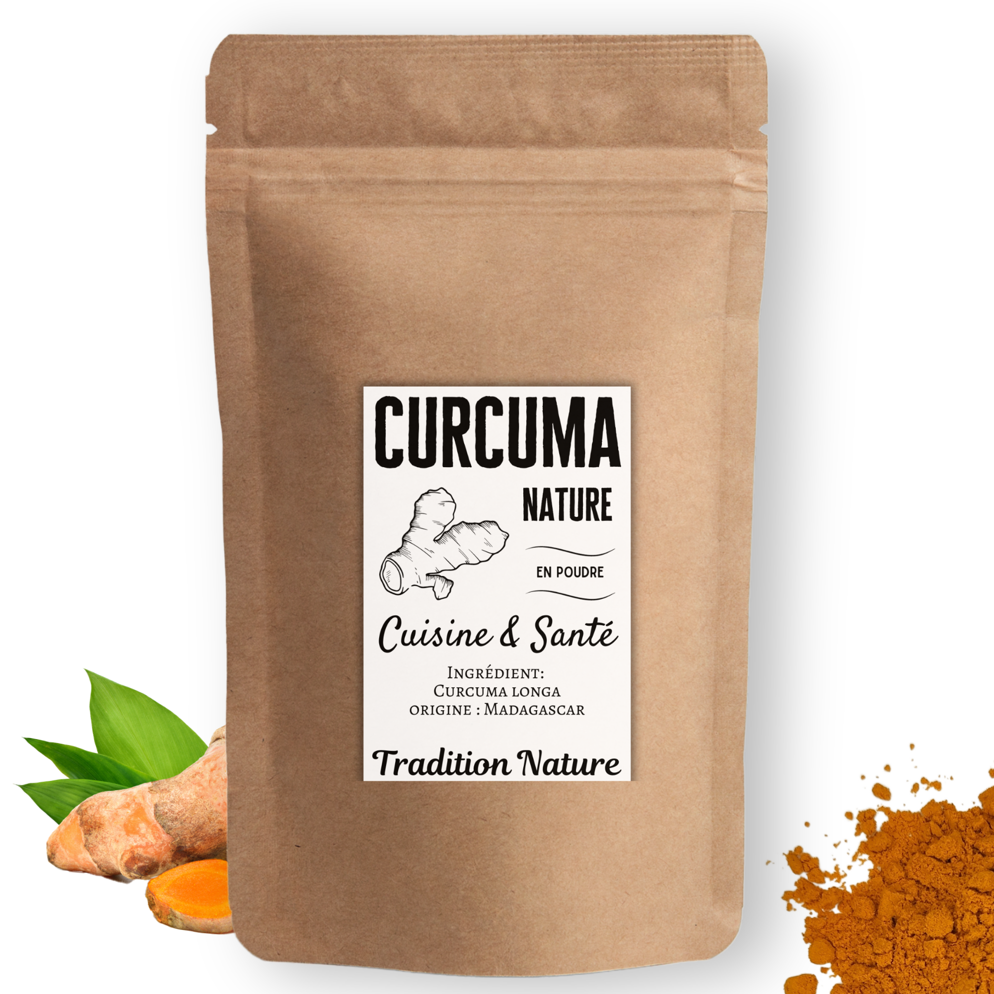 Curcuma nature poudre – Tradition Nature