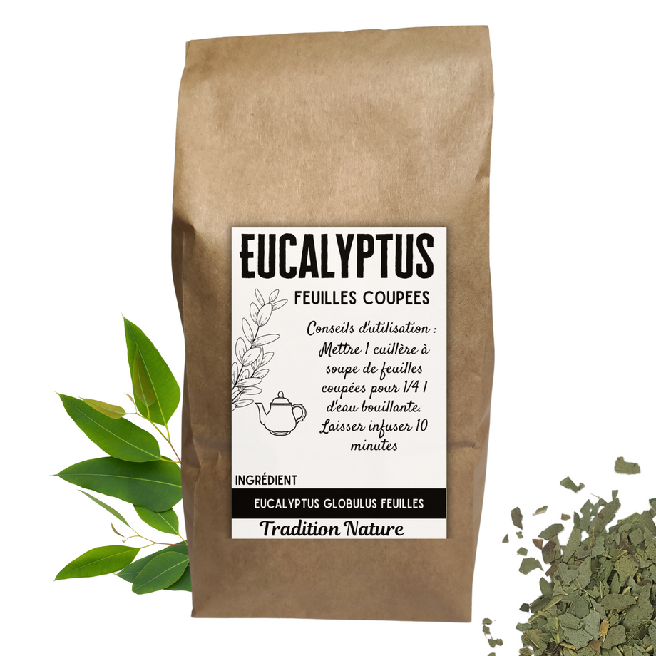 Eucalyptus feuille coupée en vrac - sachet de 200gr