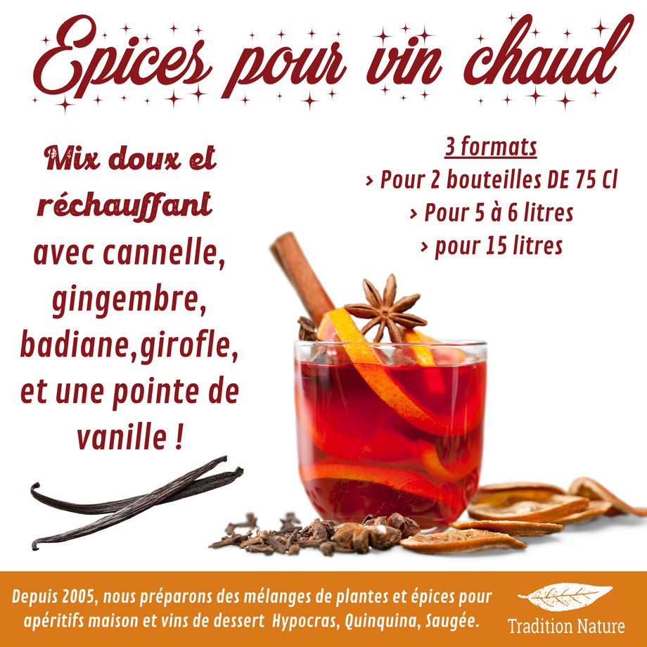 Épices Vin Chaud 1 kg La Touche du Chef – , Achat, Vente