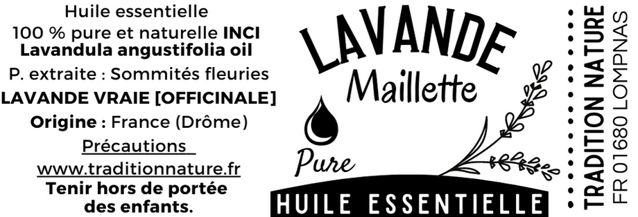 Huile Essentielle de Lavande Maillette pour la cuisine - Achat