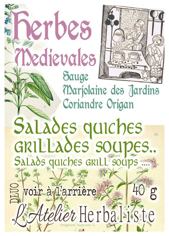 Herbes médiévales - Tradition Nature-Bienfaits - Utilisations