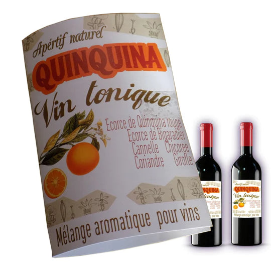 Sachet pour apéritif vin Quinquina maison  pour 2 bouteilles